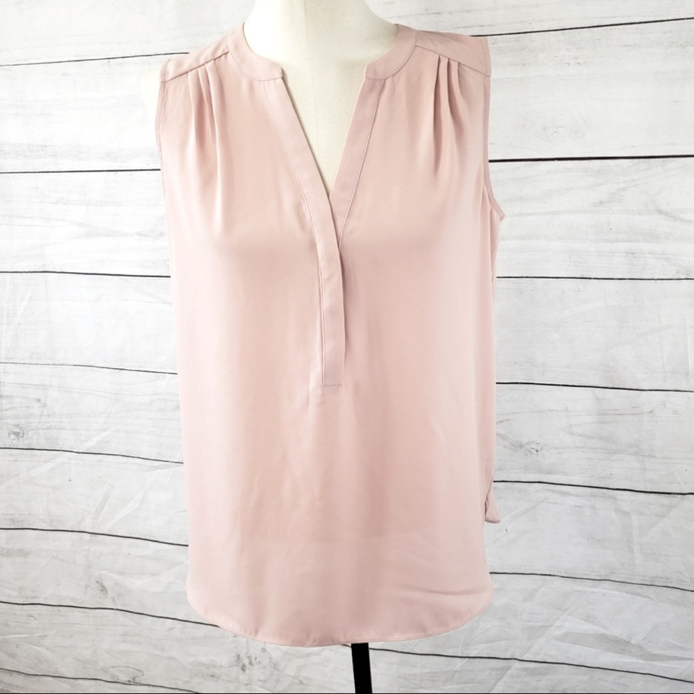 NYDJ Sleeveless Pintuck Blouse